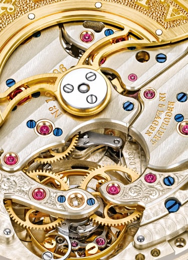Close-up of the L082.1 movement