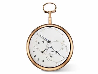 Pocket chronometer in pink gold