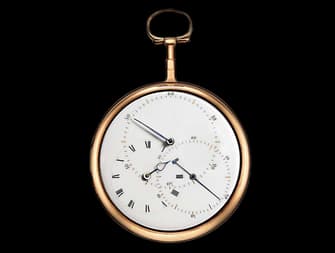 Pocket chronometer in pink gold