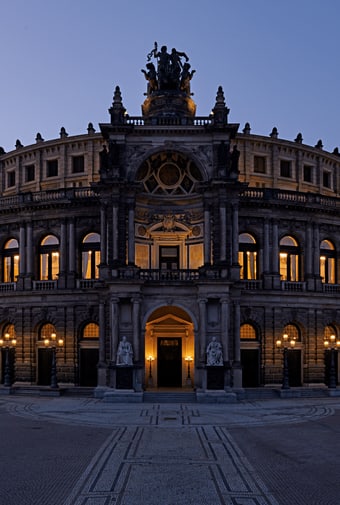 The Semper Opera in Dresden