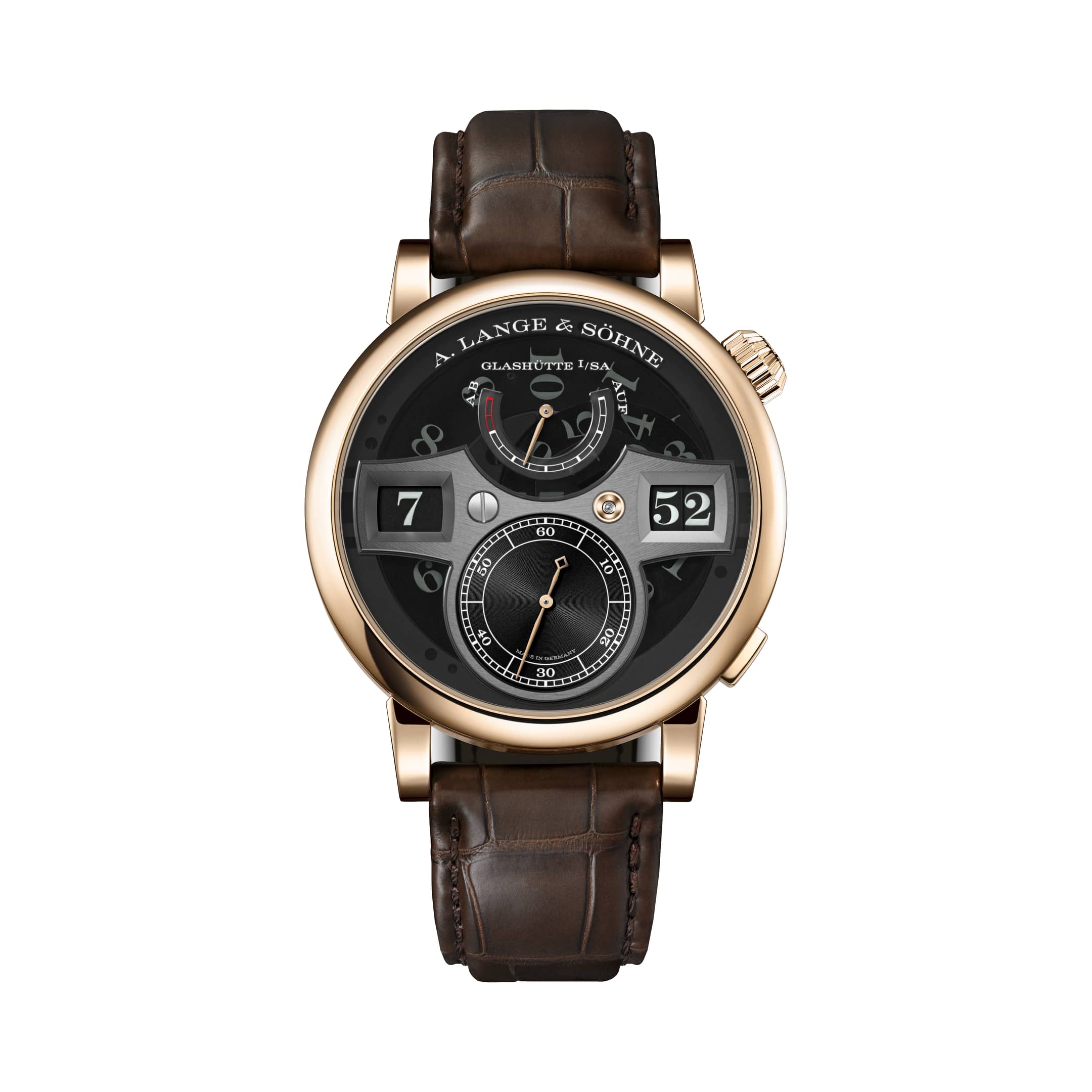 A. Lange & Söhne ZEITWERK HONEYGOLD “Lumen” in 750 HONEYGOLD®