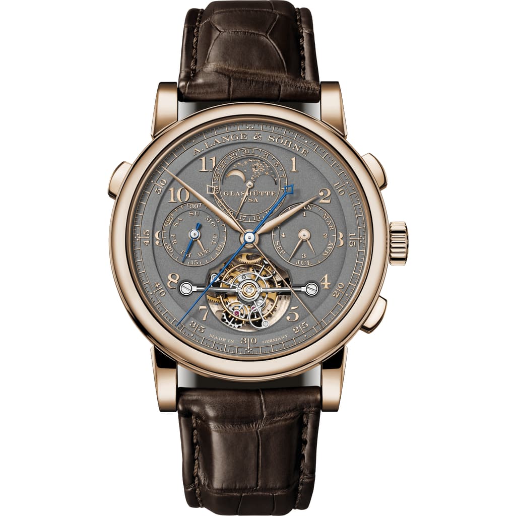 TOURBOGRAPH PERPETUAL HONEYGOLD Homage to F. A. Lange 706.050