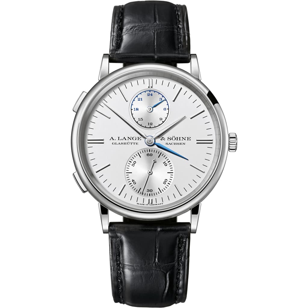 Saxonia Dual Time — White Gold — 386.026