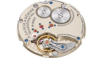 Movement L093.1 of the 1815 THIN HONEYGOLD “Homage to F. A. Lange”