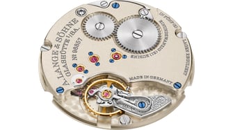 Movement L093.1 of the 1815 THIN HONEYGOLD “Homage to F. A. Lange”